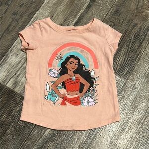Peach Kids Shirt with Character Print